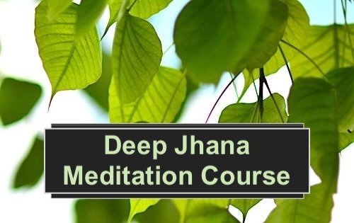 Title for "Deep Jhana Meditation Course" at Udemy announcement.