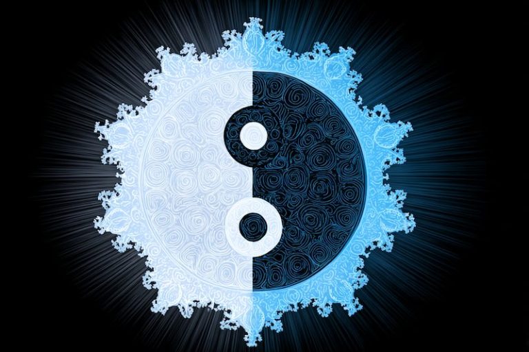 Non-dual Zen Mandelbrot Fractal Symbol.